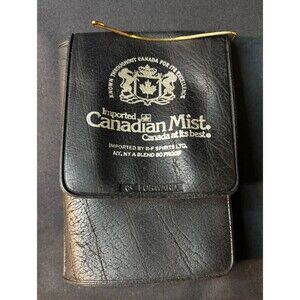 Vintage Canadian Mist Pouch Holder Photo or Business Cards